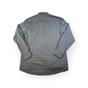 Ben Sherman Slim Fit Mens Button Down Shirt XL All Over Print Stretch image 9