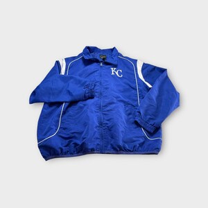 G-III Sports by Carl Banks KC Kansas City Windbreaker Jacket Mens XL Blue image 2