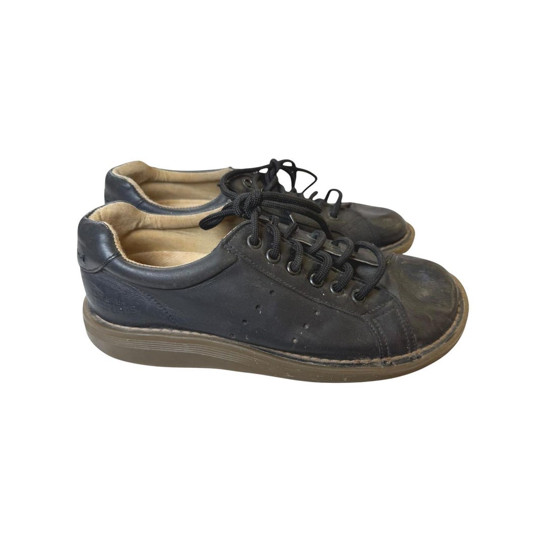 Dr. Martens Black Leather Oxford Shoes Lace up Casual 
