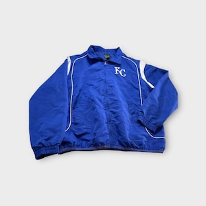 G-III Sports by Carl Banks KC Kansas City Windbreaker Jacket Mens XL Blue image 1