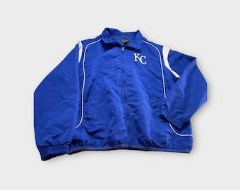 Jaqueta corta-vento masculina G-III Sports by Carl Banks KC Kansas City, tamanho XL, azul