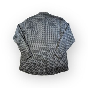 Ben Sherman Slim Fit Mens Button Down Shirt XL All Over Print Stretch image 10