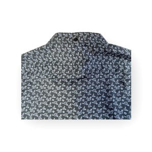 Ben Sherman Slim Fit Mens Button Down Shirt XL All Over Print Stretch image 11