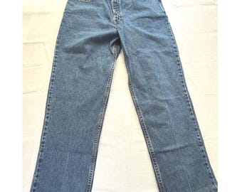 Vintage Levis bruna jeans med lös passform, 38x29