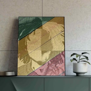 Bob Marley inspiriert, Collage Kunstdruck, Digitaler Download, Wanddekoration