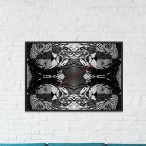 Bob Marley Inspired, Collage Art Print, Digital Download, Wall Decor 48&quot;x36&quot;