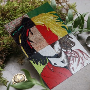Bob Marley Inspired, Collage Art Print, Digital Download, Wall Decor