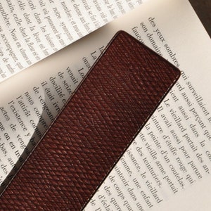 Extra Thin Russian Calf Leather Bookmark
