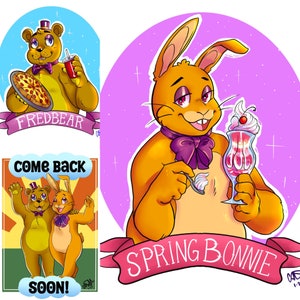 Fredbear Family Diner Prints