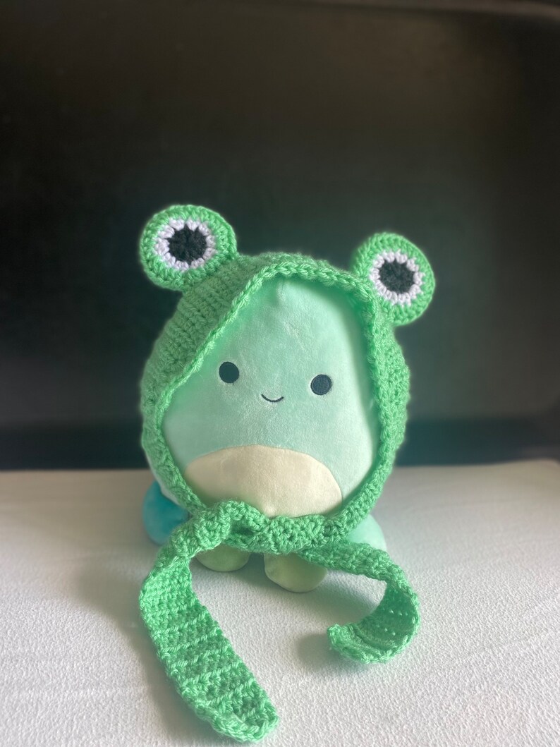 Crochet Frog Hat Earmuffs Etsy