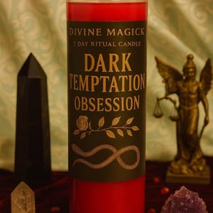 Dark Temptation Obsession 7 day Ritual candle
