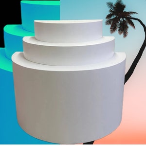 3 tier / layered/ stacked  Full  Dessert / Cake Tables  easy to Transport anywhere easy decoration for parties celebration …Pickup Prices