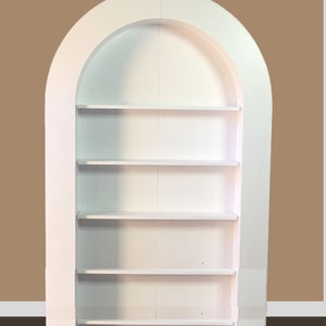 New Round  Top 3D Arch Champagne wall backdrop -Pickup only-  4’x7’ tall : pickup