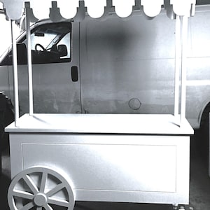 Grand Vendors Cart  for Grand Celebrations Full Size Cart , Bar Cart ,Mimosa  cart , Painted-Pickup only——ask for shipping on folding carts