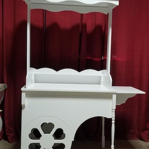New Sleek and Stylish  Full Size Collapsible 100 % Fits Anywhere  Candy Cart Bar Cart ,Flower cart Painted Local Pickup