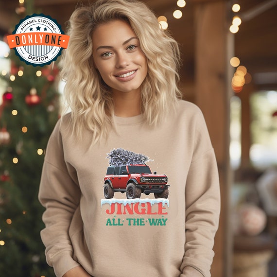 Ford bronco christmas sweater sale