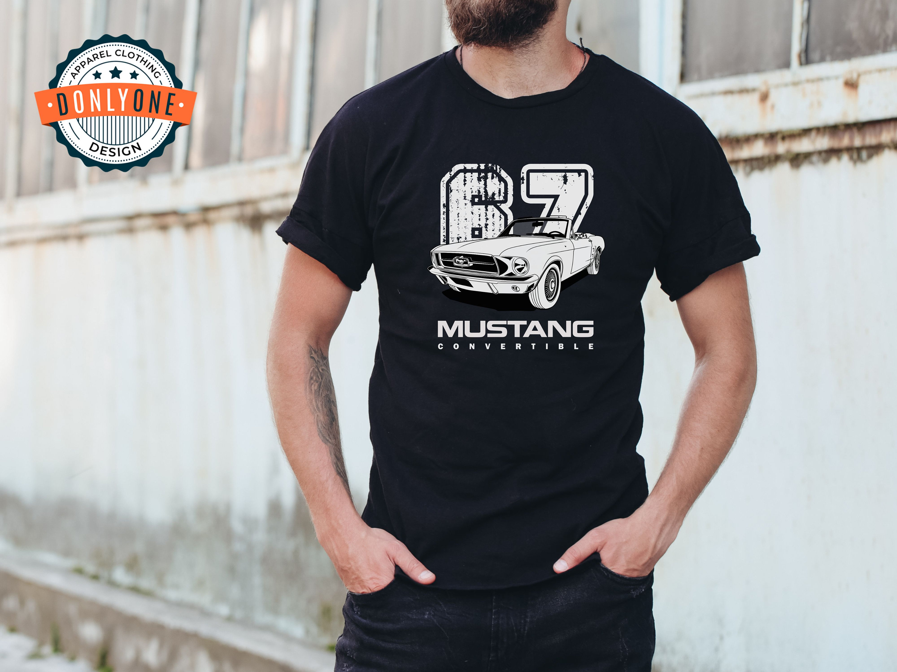 Maglietta Uomo MUSTANG – Basic Con Stampa, 100% Cotone, Taglie Forti Fino A 6XL, Colori Vari - 2