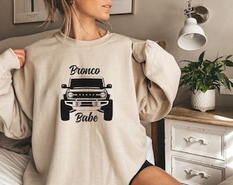 Sudadera Bronco Babe, regalo para ella, Ford Bronco, Bronco Girl