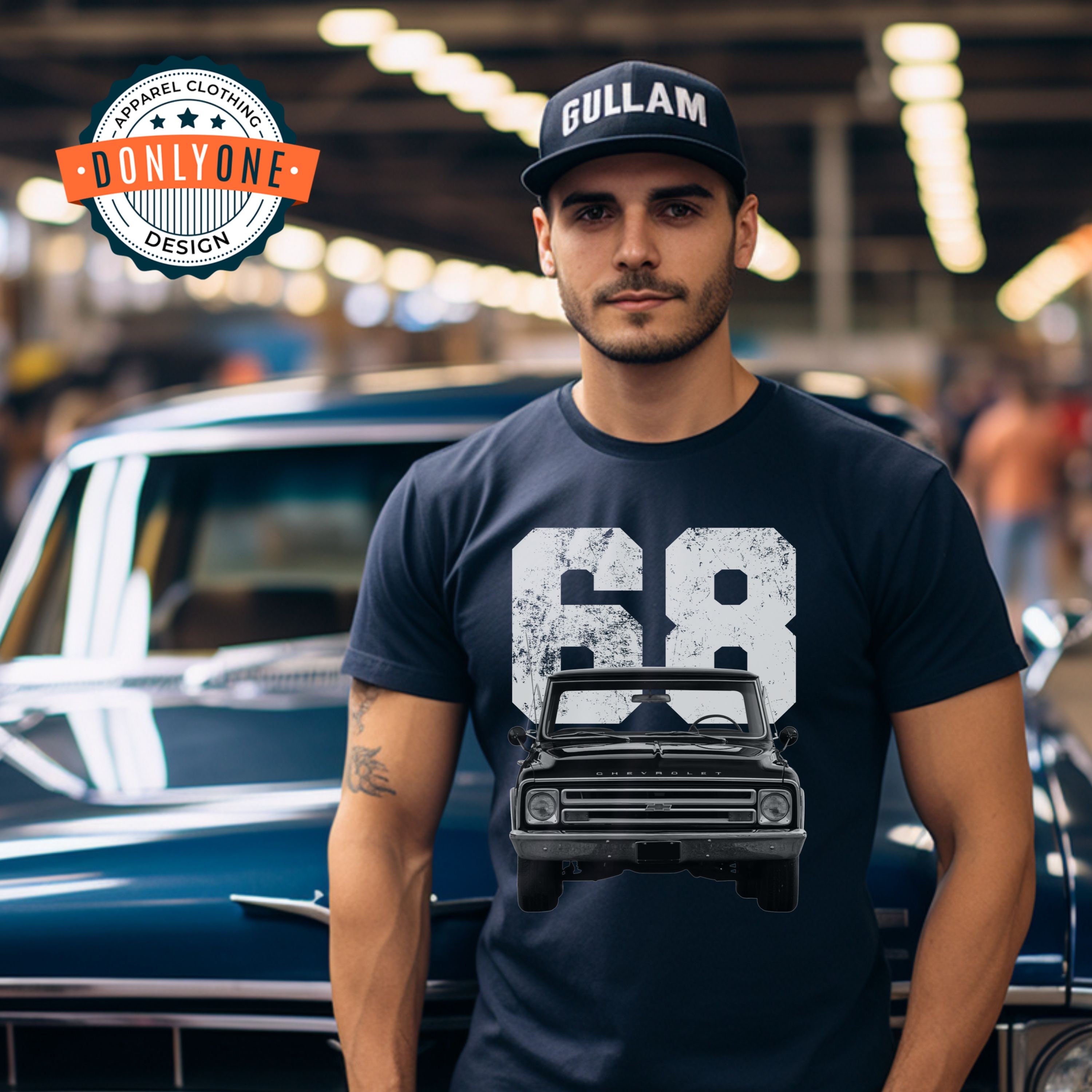Vintage Chevy C10 Truck Tee - Aggressive Thread 70-72 Model T-Shirt For Car Guys