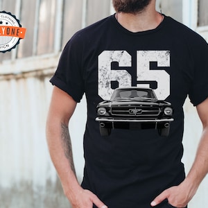1965 Ford Mustang T-shirt, Muscle car shirt, Car Lovers Shirt, Gift for Him, Classic Cars T-shirt