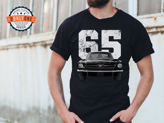 1965 Ford Mustang T-shirt, Muscle car shirt, Car Lovers Shirt, Gift for Him, Classic Cars T-shirt