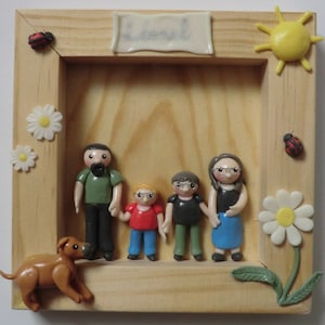 Frame your family in cold porcelain