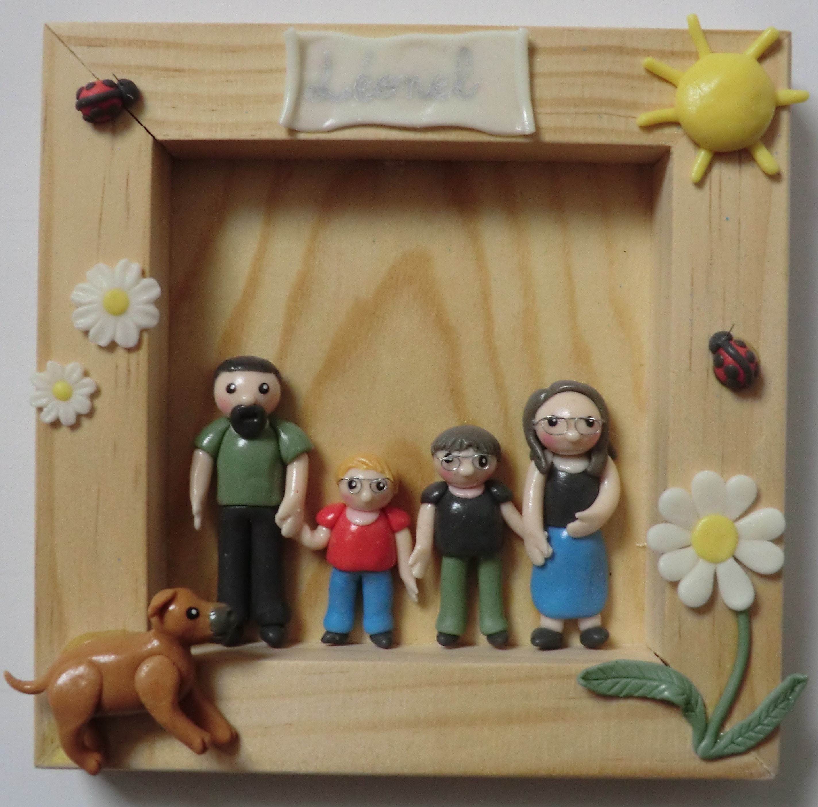 Cadre de Votre Famille en Porcelaine Froide