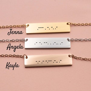 Personalized Morse Code Necklace  for Mom, Personalize Gift Mom, Custom Morse Code Necklace, Gigi Necklace, Inital Necklace Gold