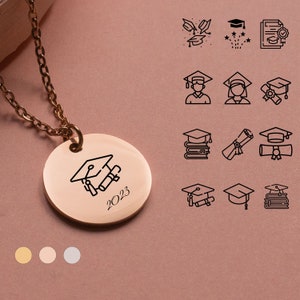 Graduation Gifts Necklace, Graduation Necklace for Daughter, Graduation Necklace for Her, Graduation Gift Necklace, Personalized Grad Gifts