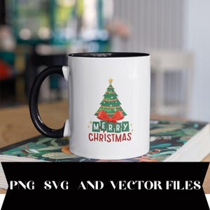 Merry Christmas Tree Svg, Christmas Svg, Christmas Trees Svg, Christmas Saying Svg, Christmas Shirt Svg, Holiday Png, Digital Download Files