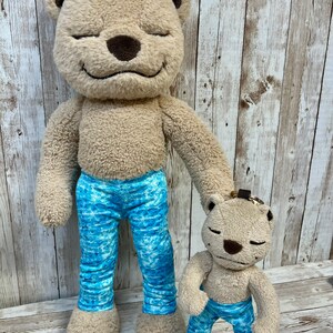 Bright Blue Leggings for Meddy and Mini Meddy made to fit Meddy Teddy Bears