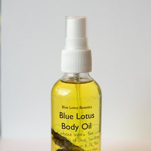 Blue Lotus Body Oil - Herbal Infusion