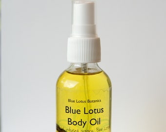 Blue Lotus Body Oil - Herbal Infusion
