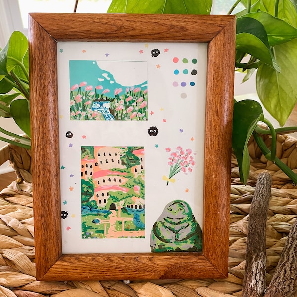Ghibli Landscape Print | art print, mini poster, postcard, mini print, home decor, wall decor, wall art, ghibli poster, ghibli decor