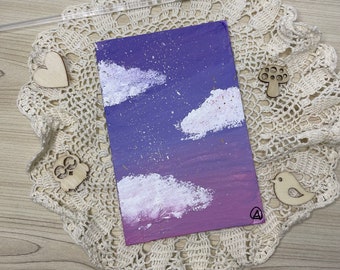 Twilight Clouds Painting