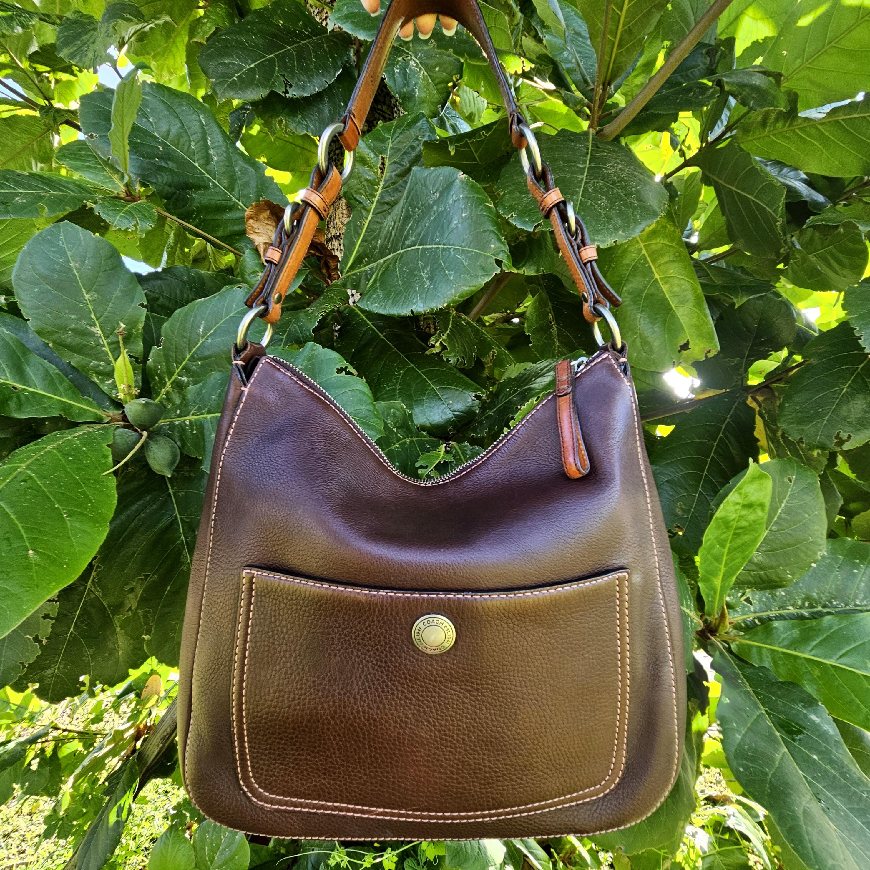 Vintage Coach Hobo Bag Brown - Etsy