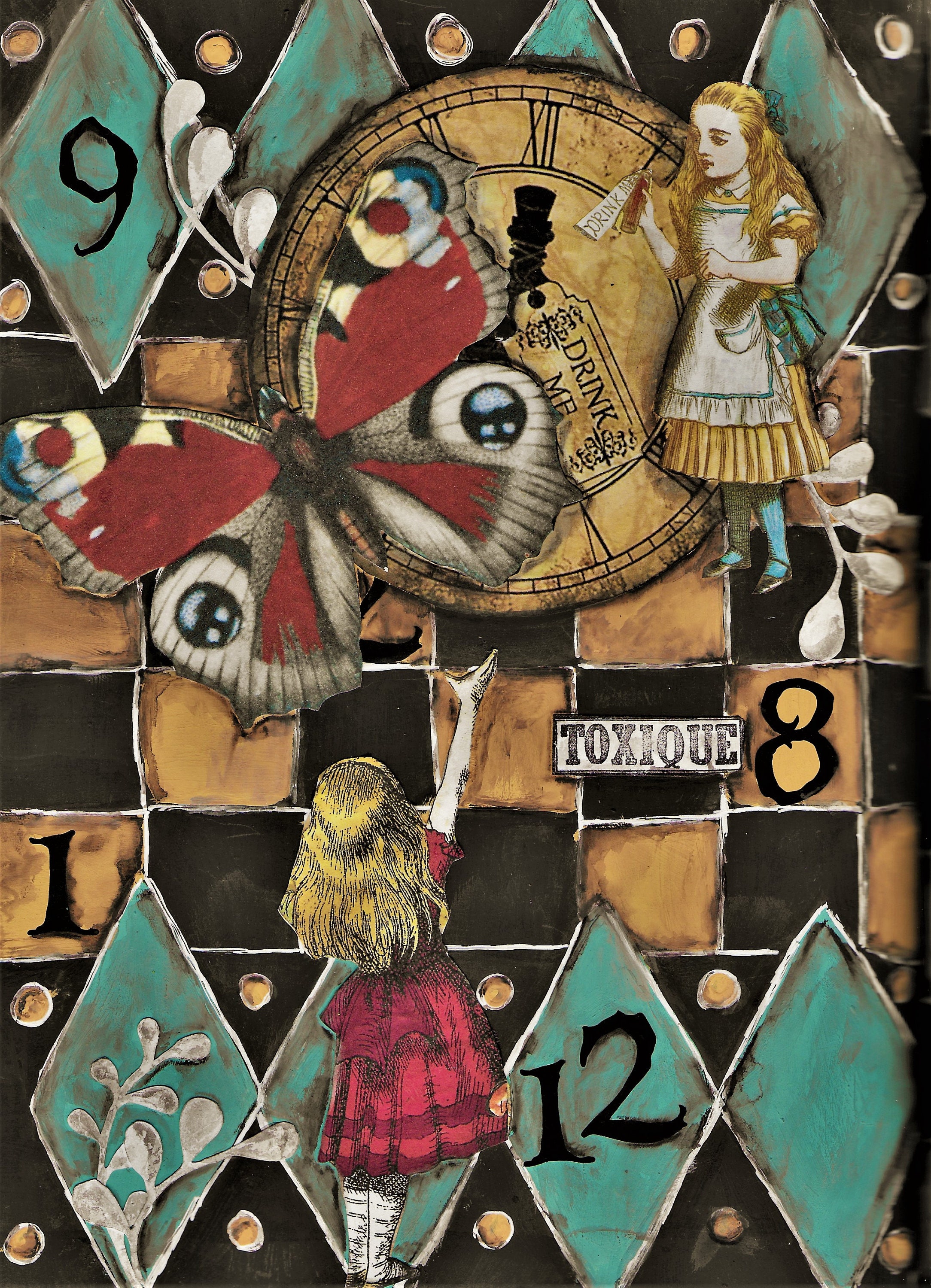 Alice in Wonderland Checkered - Etsy