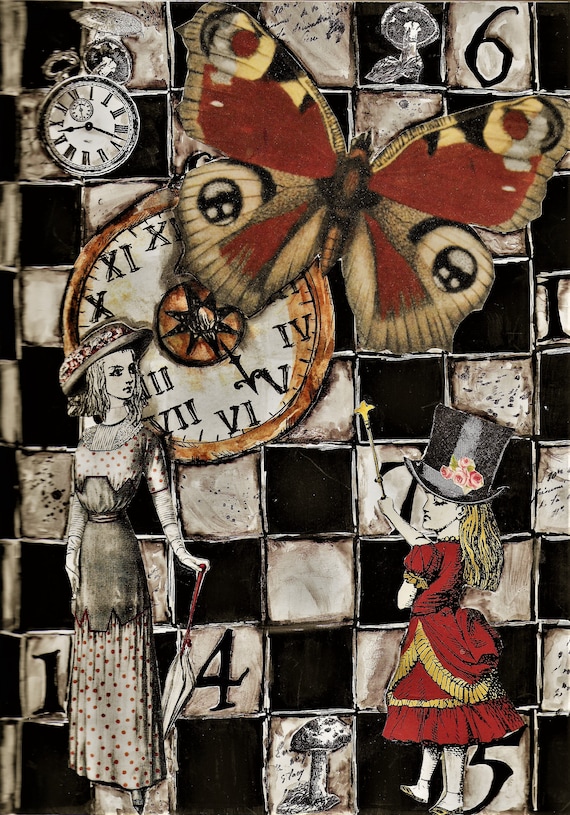 Alice in Wonderland Checkered - Etsy