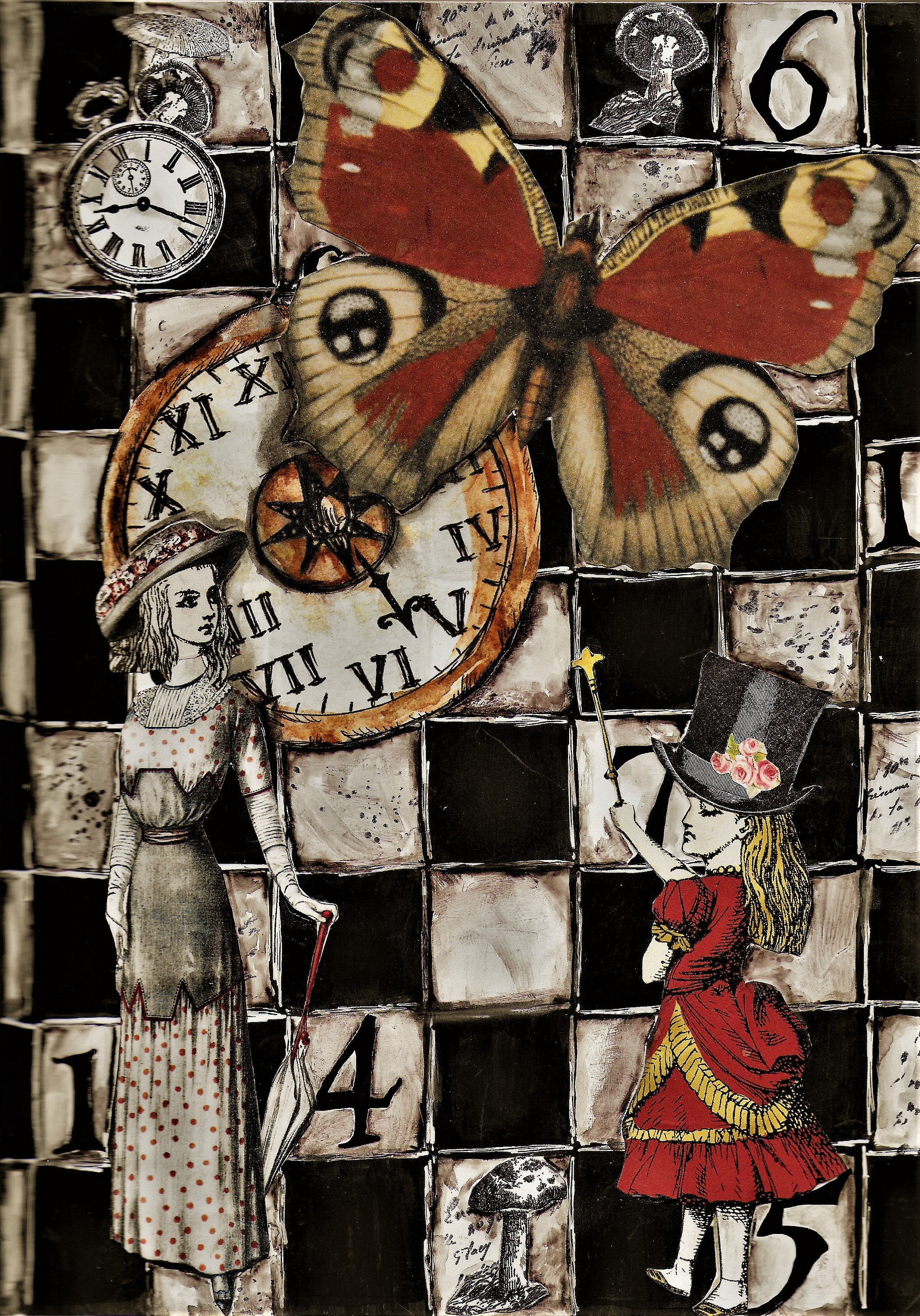 Alice in Wonderland Checkered - Etsy