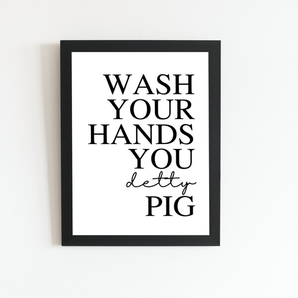 Funny Bathroom Art Etsy UK