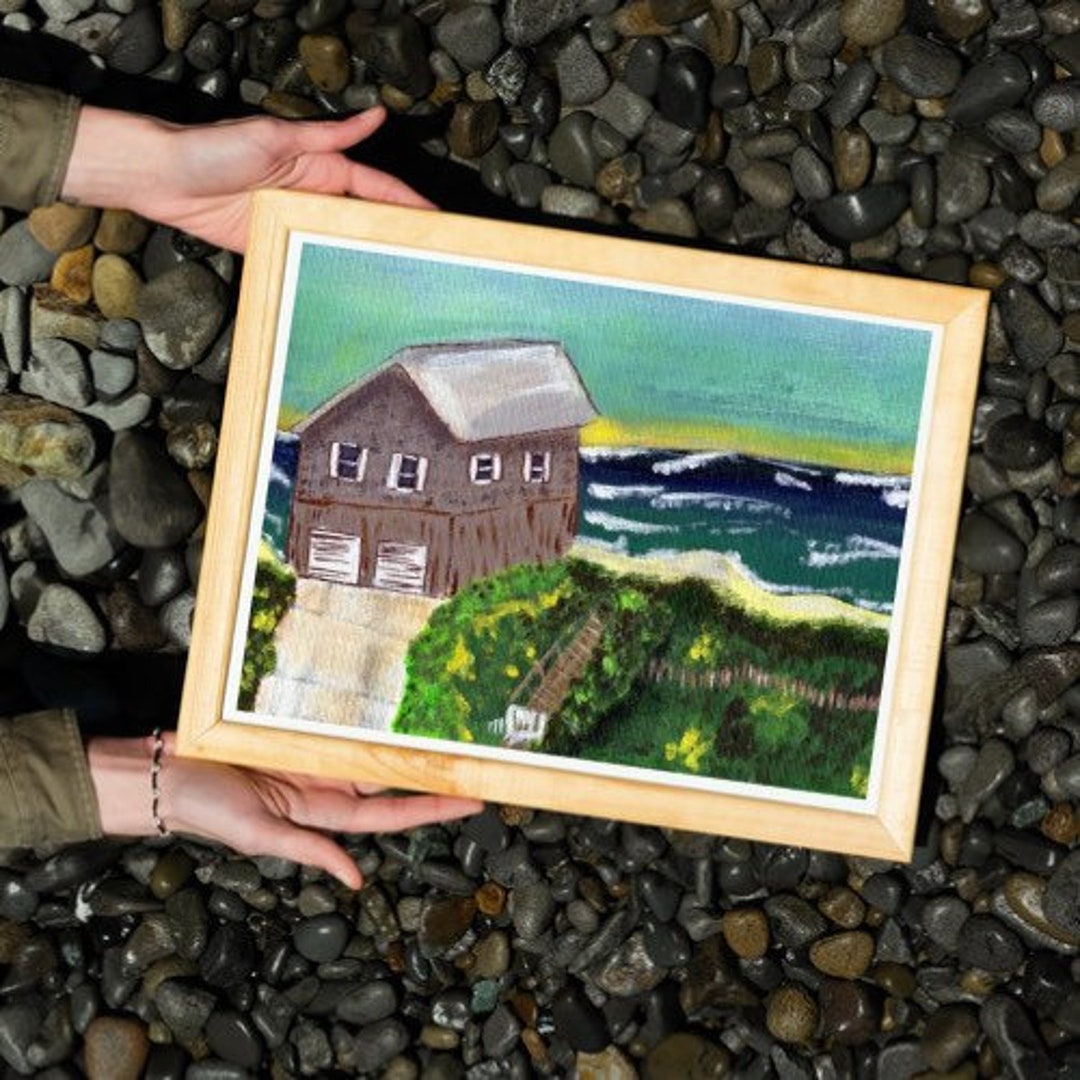 Printable Beach Painting Wall Art, Beach House Decor, Coastal Decor