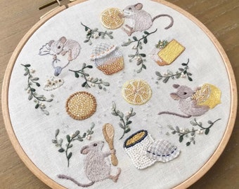 904-eBook Embroidery Plants Animals Pattern PDF DIY Crafts Japanese Book