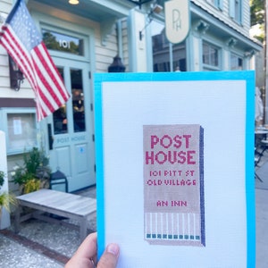 Post House Inn Needlepoint Canvas