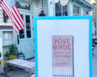 Post House Inn Nadelspitze Leinwand