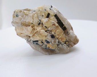 ブラジルミナスジェライス州産 インディゴライトトルマリンインクォーツ ブラジルミナスジェライス州産 インディゴライトトルマリンインクォーツ