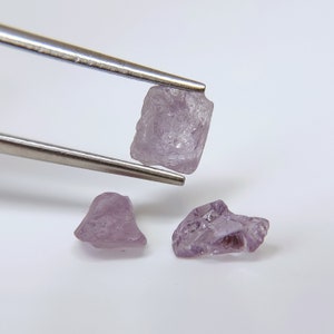 Set of 3 spinel crystals from Afghanistan