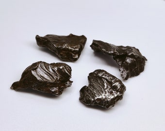Fragmento de meteorito de hierro Sikhote-Alin procedente de Rusia, ejemplar individual de coleccionista, regalo de roca espacial natural