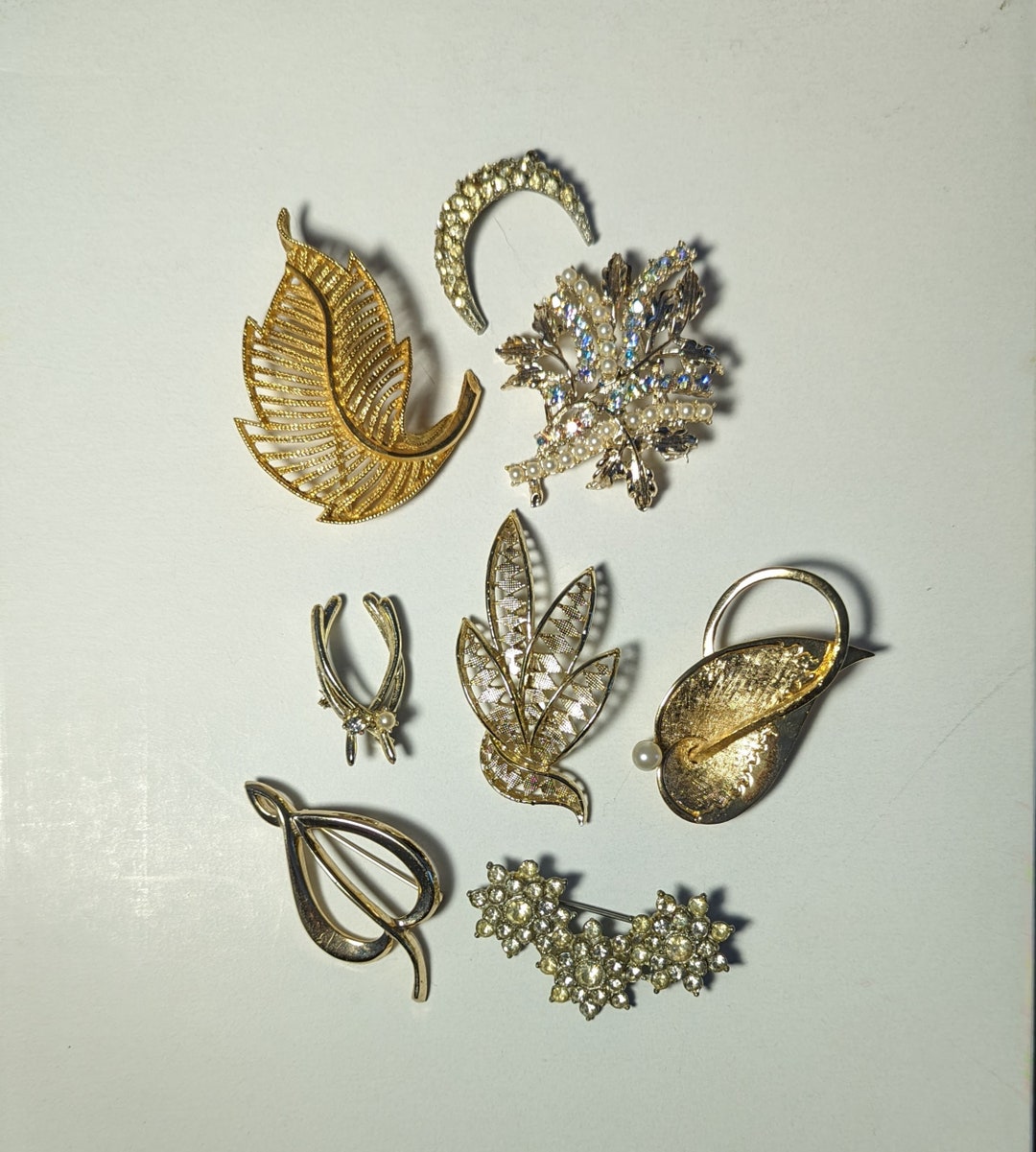 Glorious Gold Vintage Pins Collection Etsy