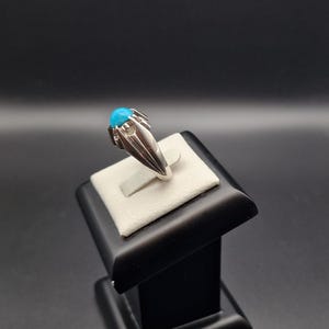 Natürlicher Türkis-Silber-Ring: Ein zeitloser Schmuckstück für jeden Anlass Fairuz