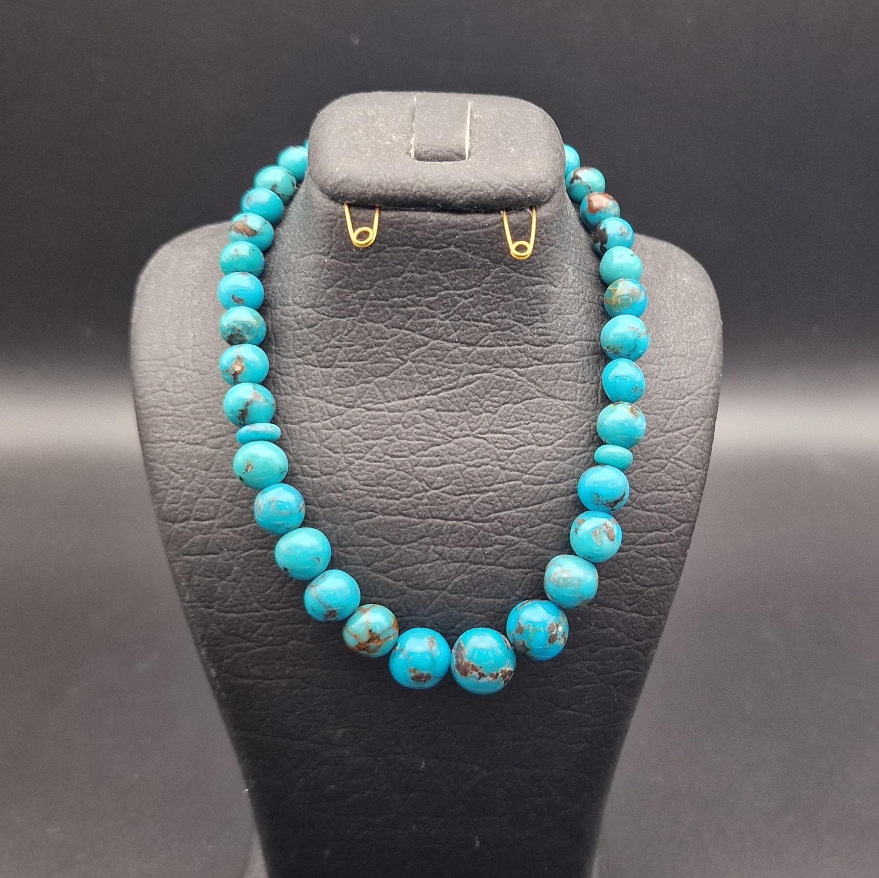 Exquisite Natural Turquoise Necklace: Beauty and Spirituality Combined (35)